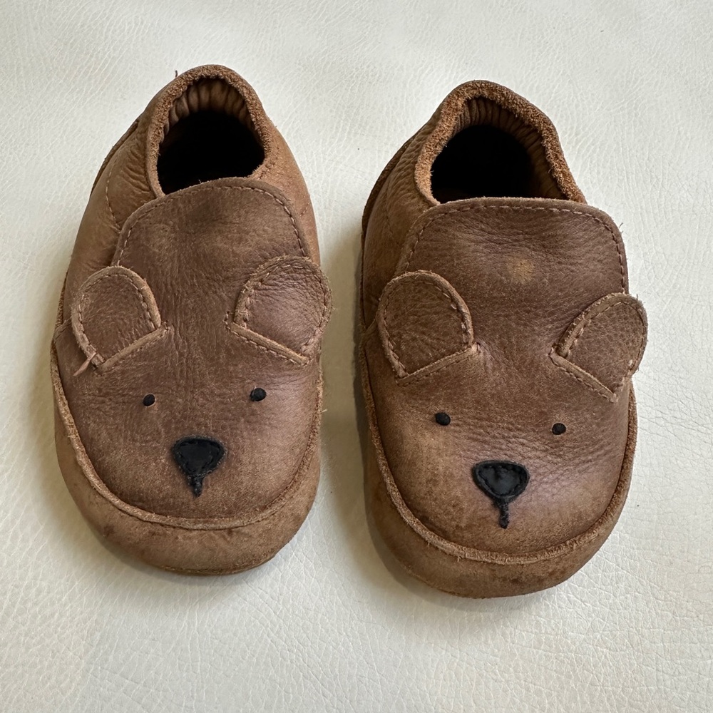 Donsje Leather Bear Booties 18-24 months